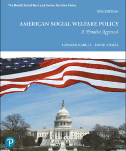 American Social Welfare Policy: A Puralist Approach 9th Edition - Original PDF